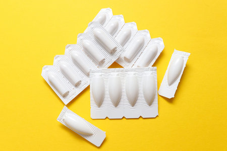 Vaginal suppositories for the treatment of female diseases. Concept of female sexual health and...