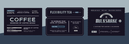 card. Vintage old graphic hipster element. Vector line   setのイラスト素材