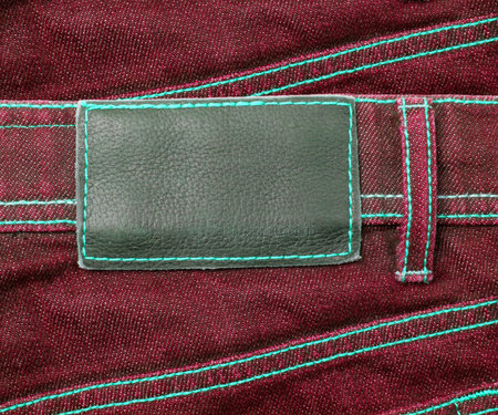 jeans with lable, red jeans