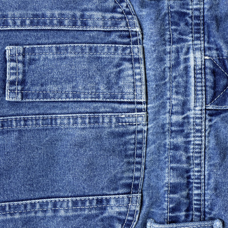 blue denim jeans texture , A denim blue jean pocket shot up closeの写真素材