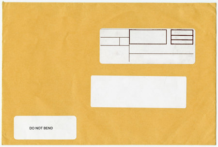 Brown Envelope document on white background