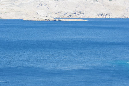 Overview of seascape in Croatia  
