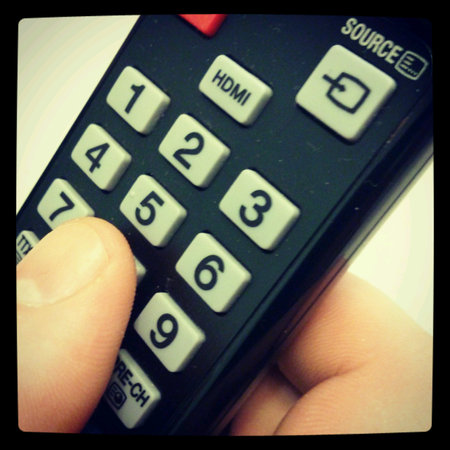 panel in the hand