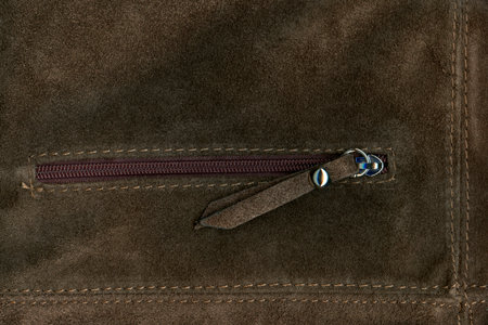 Natural Brown Suede Textureの写真素材