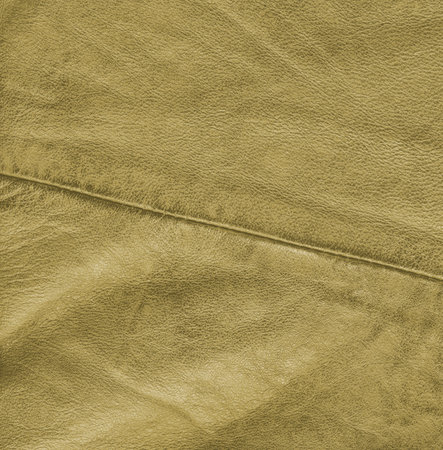 yellow leather textureの写真素材