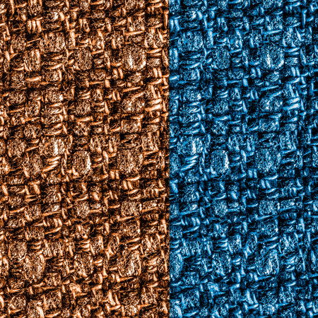 textile  background of two colorsの写真素材