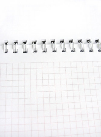 open white notebook in cellの写真素材
