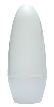 White Deodorant Container. close up of beauty hygiene container on whiteの写真素材