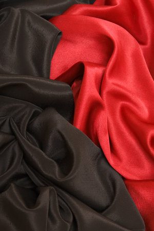 abstract background luxury cloth or liquid wave or wavy folds of grunge silk texture satin velvet material or luxuriousの写真素材