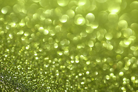 Gold nuggets sparkling carpet. Close-up view, very shallow deep of field .の写真素材