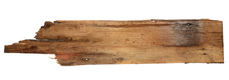 old wooden boards isolated on white background.の写真素材