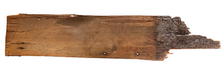 old wooden boards isolated on white background.の写真素材