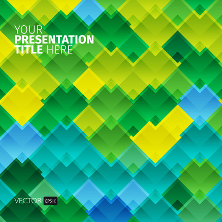 Colorful vector abstract geometric background. Design template.のイラスト素材