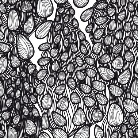 Vector seamless simple pattern. Modern stylish texture. Repeating abstract background.のイラスト素材