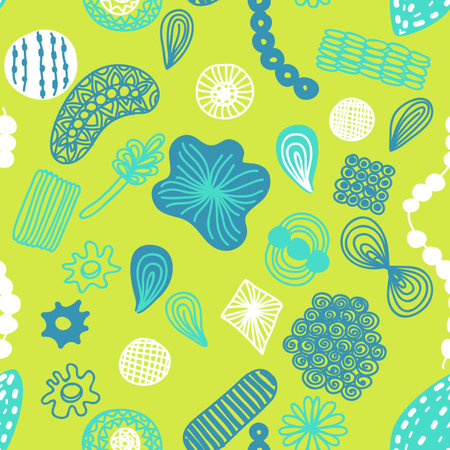 vector seamless pattern. modern stylish texture. repeating abstract backgroundのイラスト素材