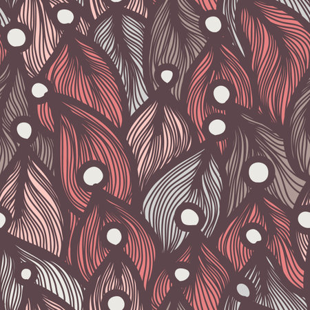 vector seamless pattern. modern stylish texture. repeating abstract backgroundのイラスト素材