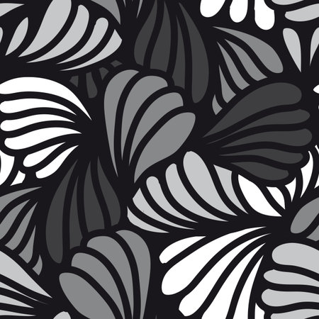 vector seamless pattern. modern stylish texture. repeating abstract backgroundのイラスト素材