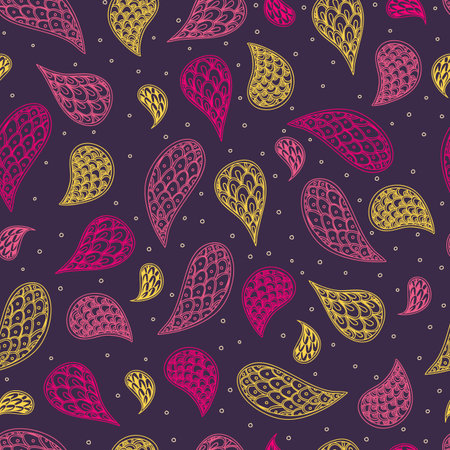 vector seamless pattern. modern stylish texture. repeating abstract backgroundのイラスト素材