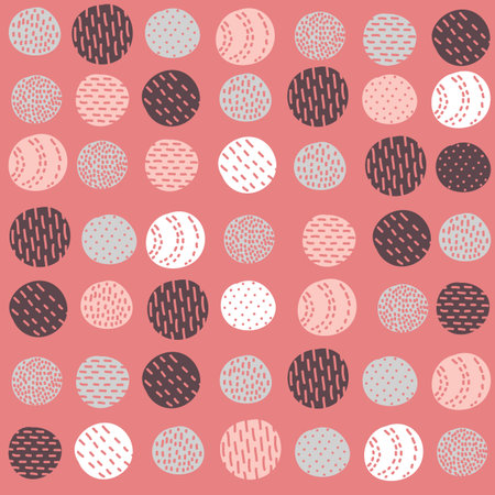 vector seamless pattern. modern stylish texture. repeating abstract backgroundのイラスト素材