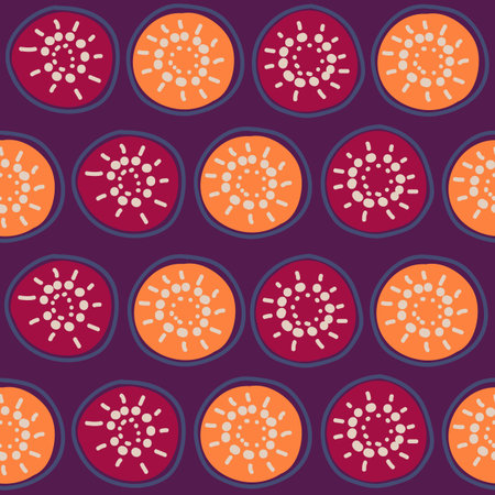vector seamless pattern. modern stylish texture. repeating abstract backgroundのイラスト素材