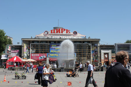 Circus buildingのeditorial素材