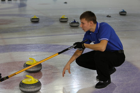 Sports curling competitionsのeditorial素材