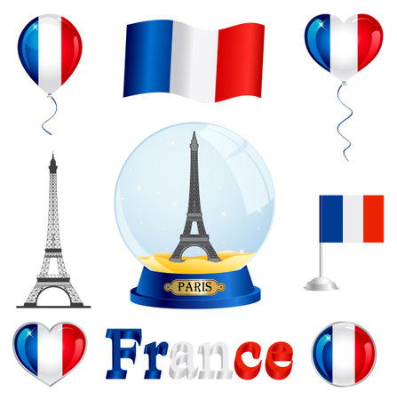 France setのイラスト素材