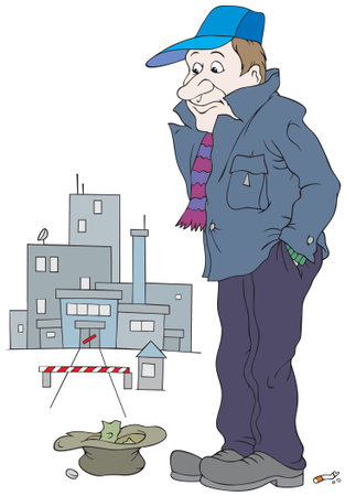 Unemployedのイラスト素材