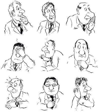Emotions and moodsの写真素材