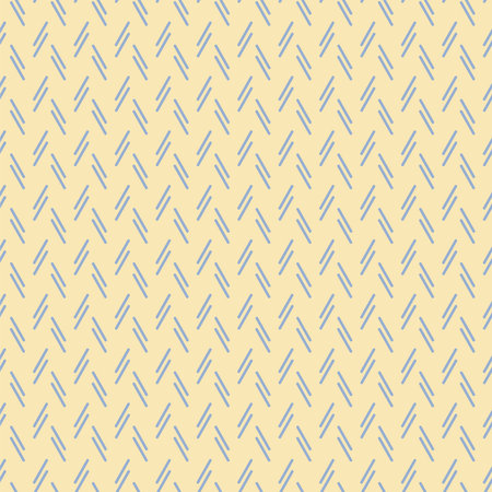 Stripes seamless pattern on beige background. Fashion goose foot simple vector art. Different size elements for childish cloth. Vector endless texture for digital paper, fabric.のイラスト素材