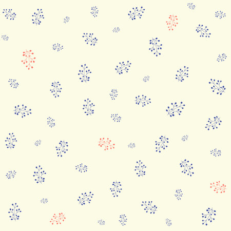 Seamless pattern with herbs branches for culinary. Graphic hand drawn scented plant. Botanical illustration for packaging, menu cards, posters, prints.のイラスト素材