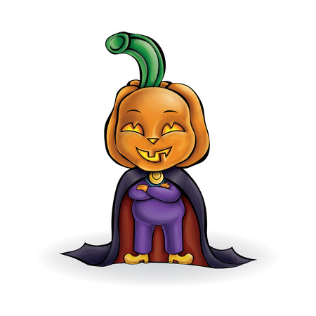 Vector mocking character for Halloween.のイラスト素材