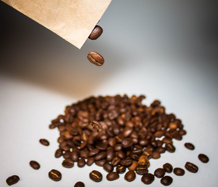coffee beansの写真素材