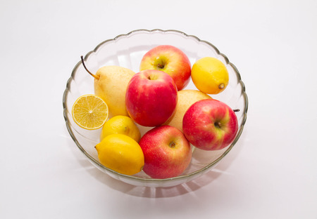 apples, pearls, lemonsの写真素材
