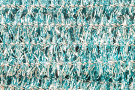 Christmas decorative sparkling fluffy ornament texture macro