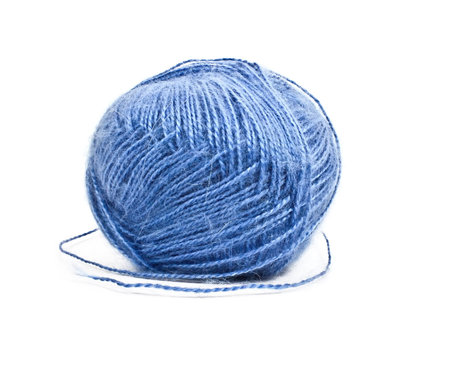 blue yarn for knitting