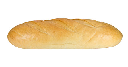 loaf of bread rich isolated on white background