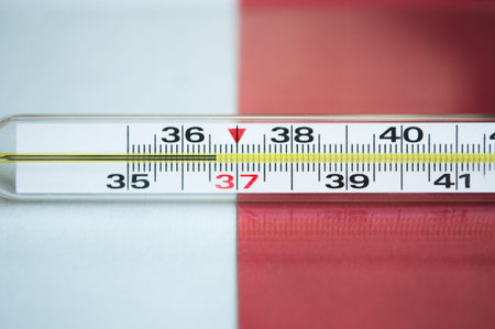 Glass medical thermometer