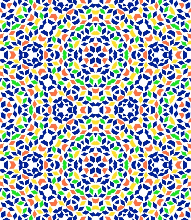 Abstract colorful kaleidocopic seamless patternのイラスト素材