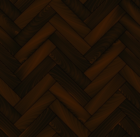 Dark wooden floor realistic chevron parquet seamless のイラスト素材
