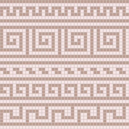 Black and white geometric greek meander traditional seamless pattern, vectorのイラスト素材