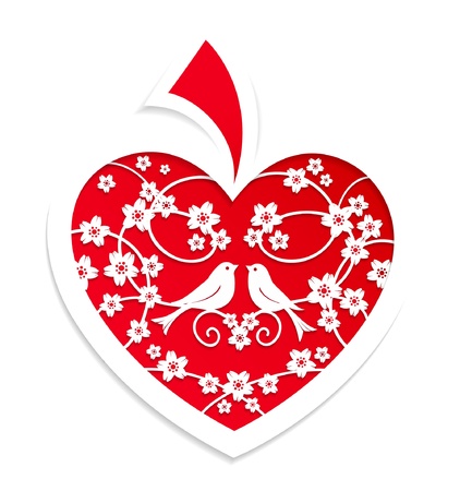 Holiday Card for Valentine s day  のイラスト素材