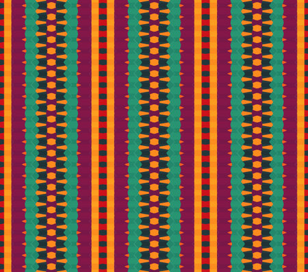 Geometric striped pattern