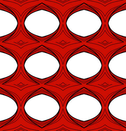 Red seamless pattern. You can use it for packaging design, textile design and website.のイラスト素材