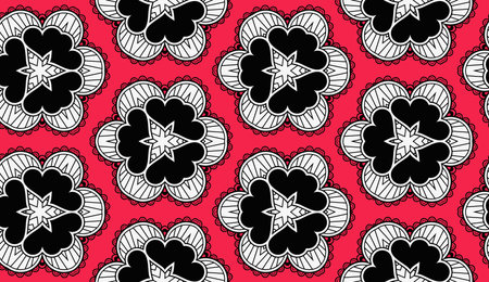 Floral seamless pattern. You can use it for packaging design, textile design and website.