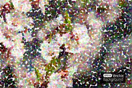 Natural flower background. Point mosaic. Pointillism styleのイラスト素材