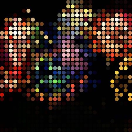 Bright colorful mosaic background. Vector holiday background. Can use it for trendy banner.のイラスト素材