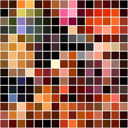 Bright colorful mosaic seamless pattern. Vector holiday background.のイラスト素材