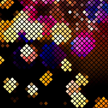 Bright colorful mosaic background. Vector holiday background. Can use it for trendy banner.
