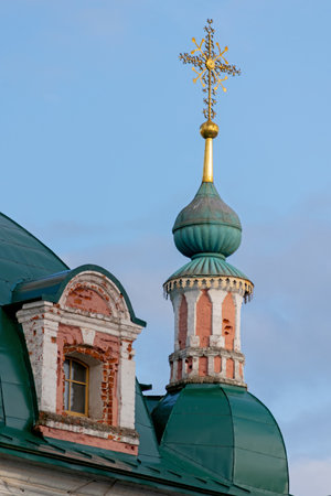 RUSSIA, PERESLAVL-ZALESSKY - July 12, 2019. Simeonovskaya Church - the temple of the Pereslavl deanery of the Pereslavl diocese of the Russian Orthodox Church in the city of Pereslのeditorial素材